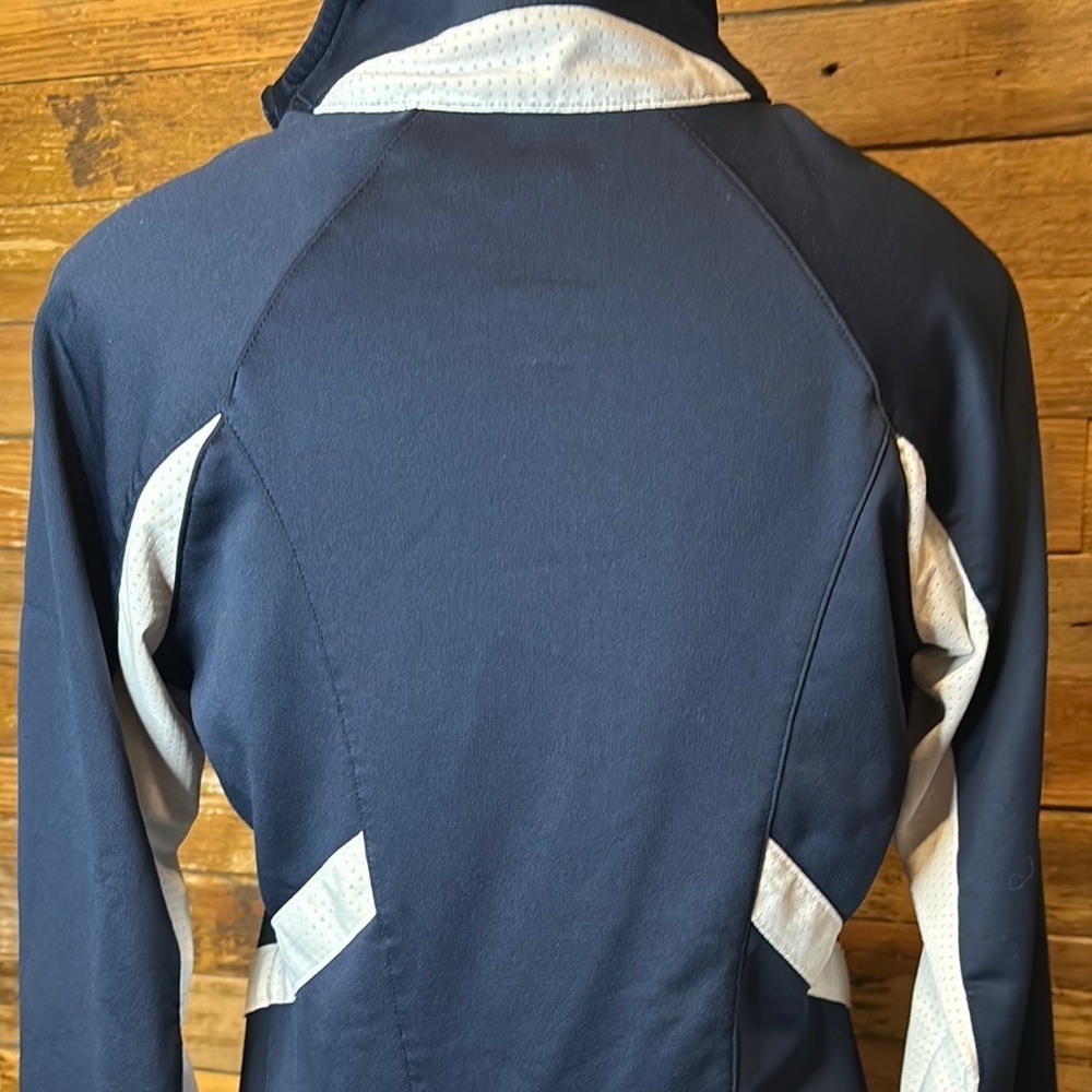 MAVERICKS Women's Navy and White Zip-Up - Picture 11 of 12